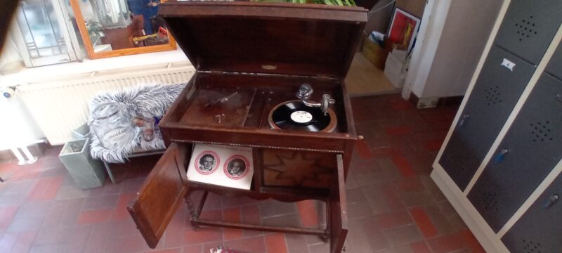 Vintage Platenspeler (defect) - Afbeelding 4