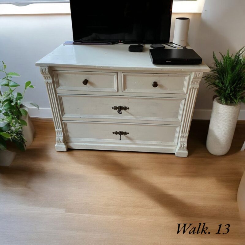 witte commode kastjes Verkocht