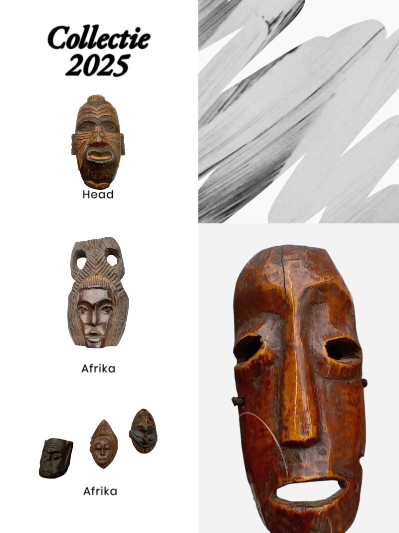 houten Afrikaanse maskers en beelden Art: 2119 - Afbeelding 3