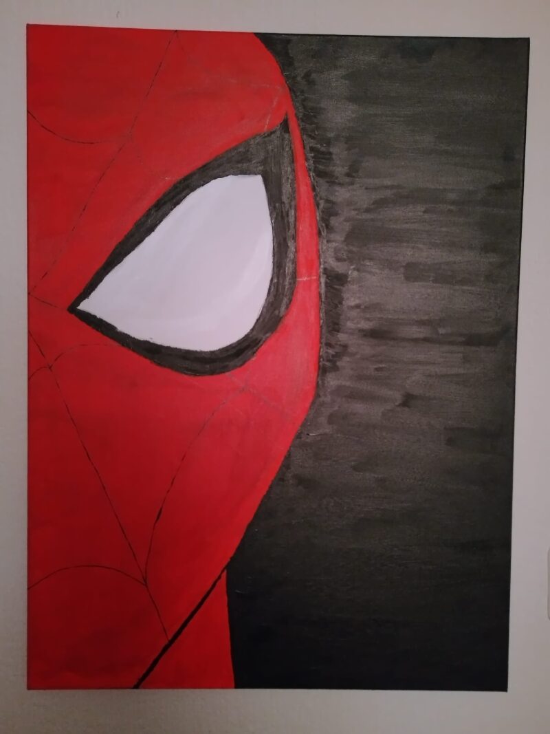 Spiderman schilderij 60x80 cm ART: 2145 W