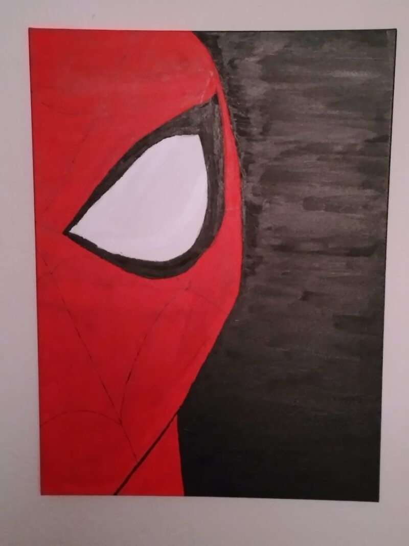 Spiderman schilderij 60x80 cm ART: 2145 W - Afbeelding 2