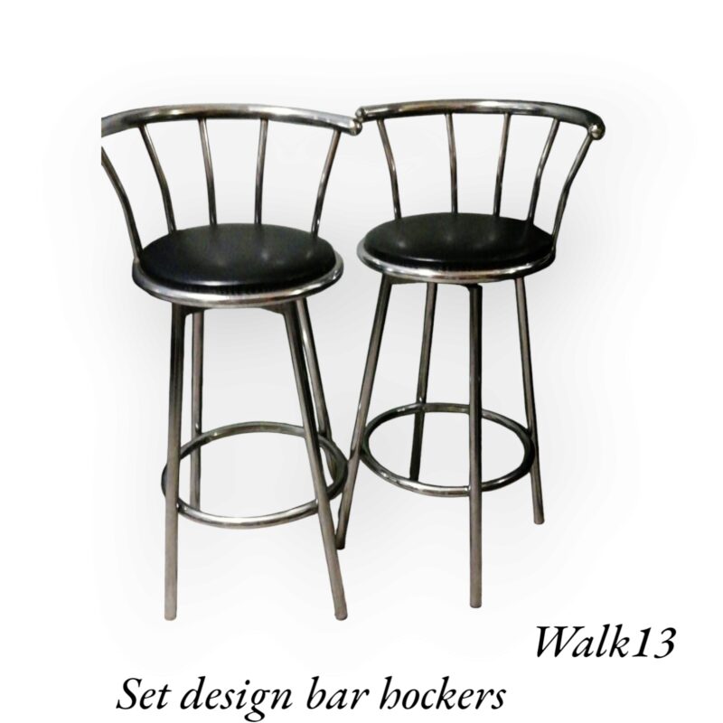 Twee robuuste stalen Barhockers AR. 2088 - Afbeelding 4