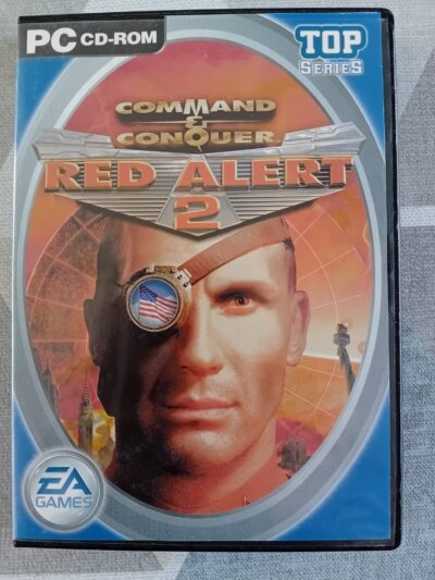 Vintage PC Cd Rom Red Alert 2 Command & Conquer Art: 4127