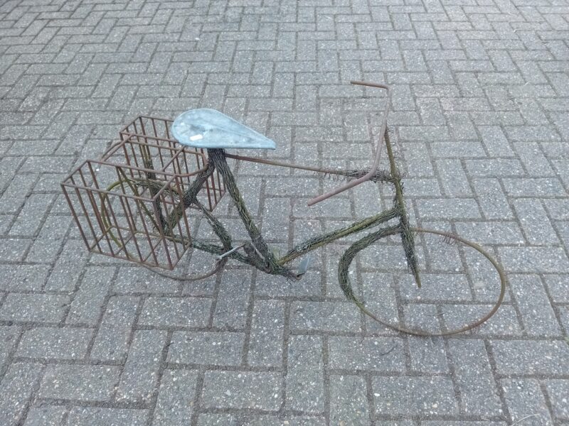 Metalen fiets ornament ART: 4146