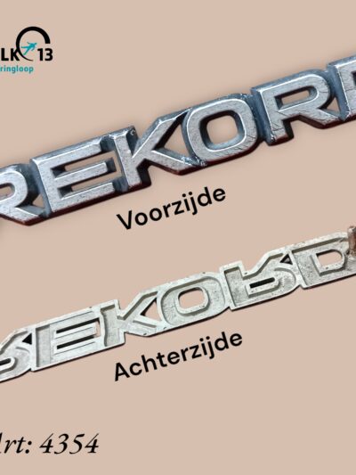 Opel rekord embleem ART: 4354 V