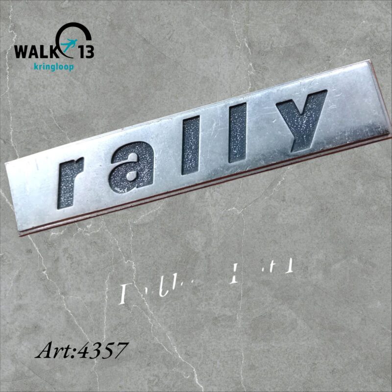 Logo aluminium rally ART: 4357 V - Afbeelding 2