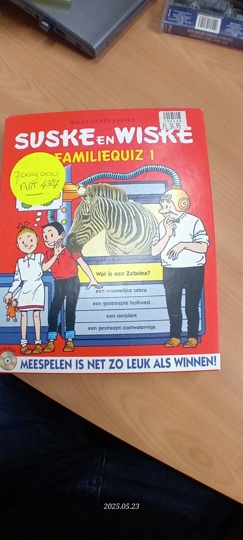 Suske en Wiske familiequiz 7 ART: 4387