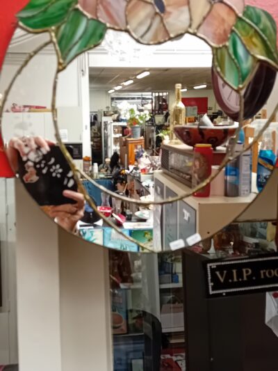 Glas in lood spiegel ART: 4445