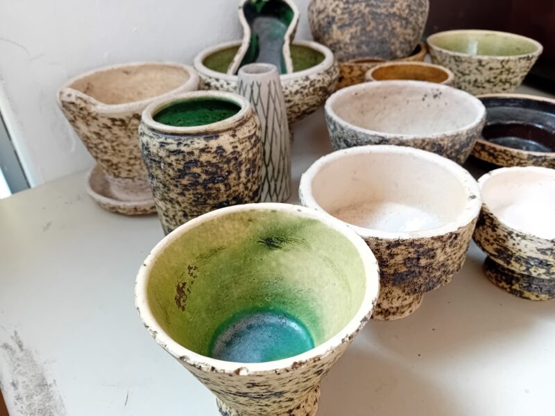Verzameling berkenbast bloempotten ART: 4476 - Afbeelding 4