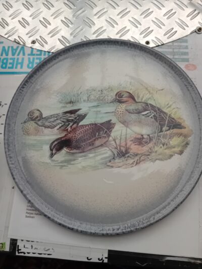 sierbord met eenden 33 cm ARM Ceramica Italy Artikelnr: 37543