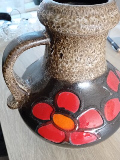 Fat Lava Vaas Fabrikant Scheurich W- Germany Art: 37545