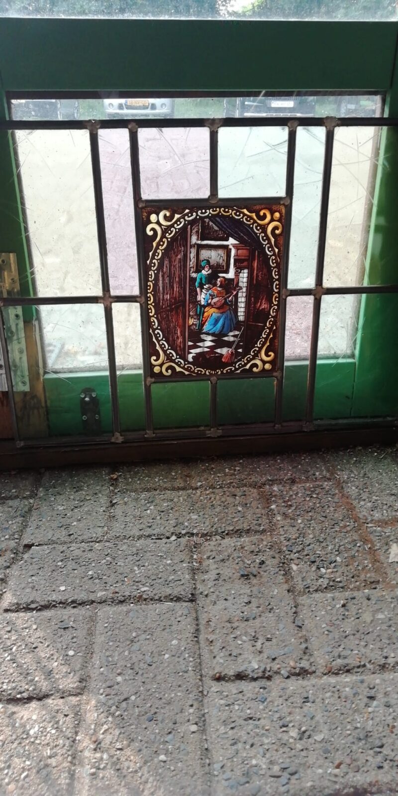 Rechthoekig glas in lood ART: 4446 - Afbeelding 3