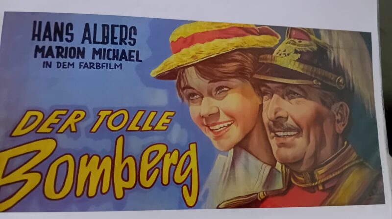 The Mad Bomberg (1932 film) filmdoek 4,00 x 1.40 meter