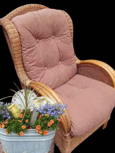 2 x Rieten Lounge stoelen Artikelnummer: 38005