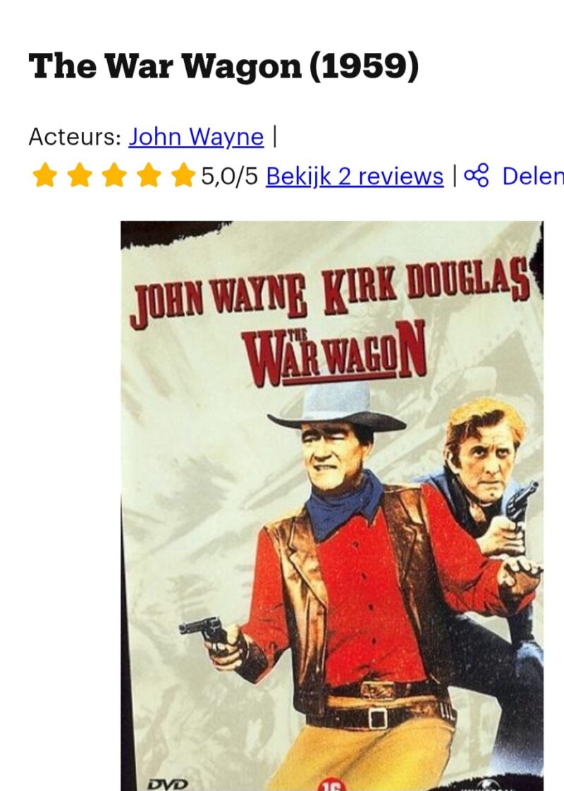 Filmdoek the War wagon 1967 - Afbeelding 3