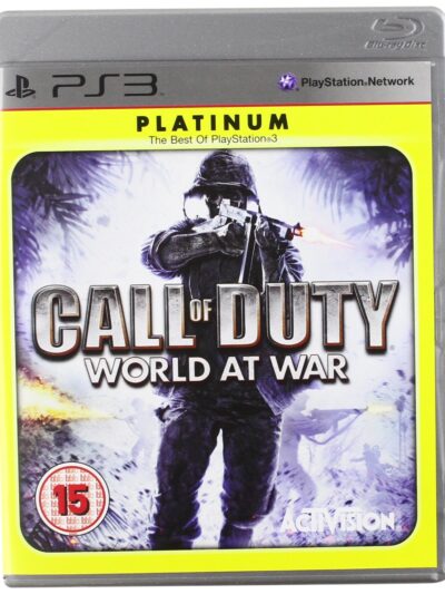 Call of Duty World at War Platinum PS3 ART: 38147