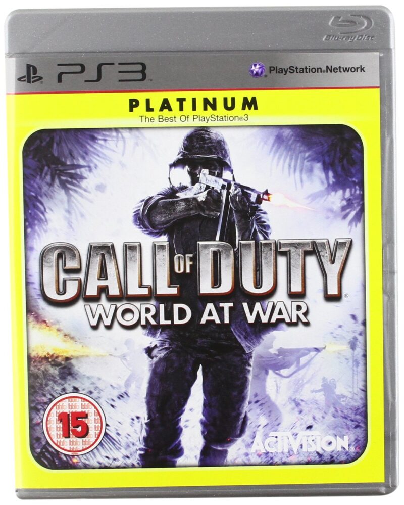 Call of Duty World at War Platinum PS3 ART: 38147