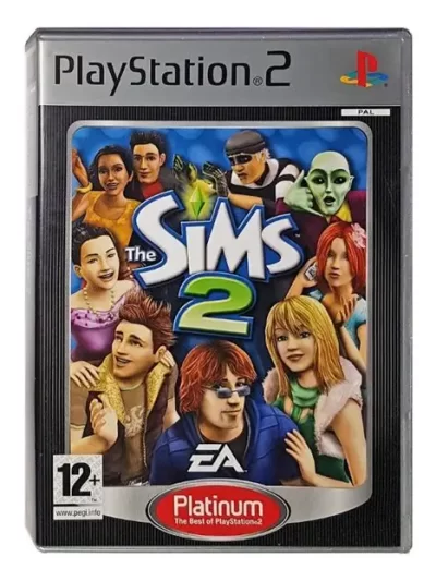 Sims 2 Platinum PS2 ART: 38166