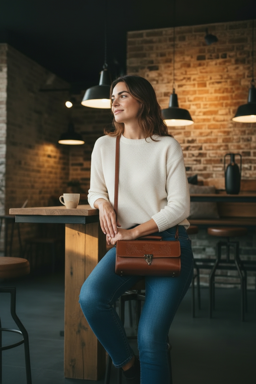 rundleren handtas - Afbeelding 2