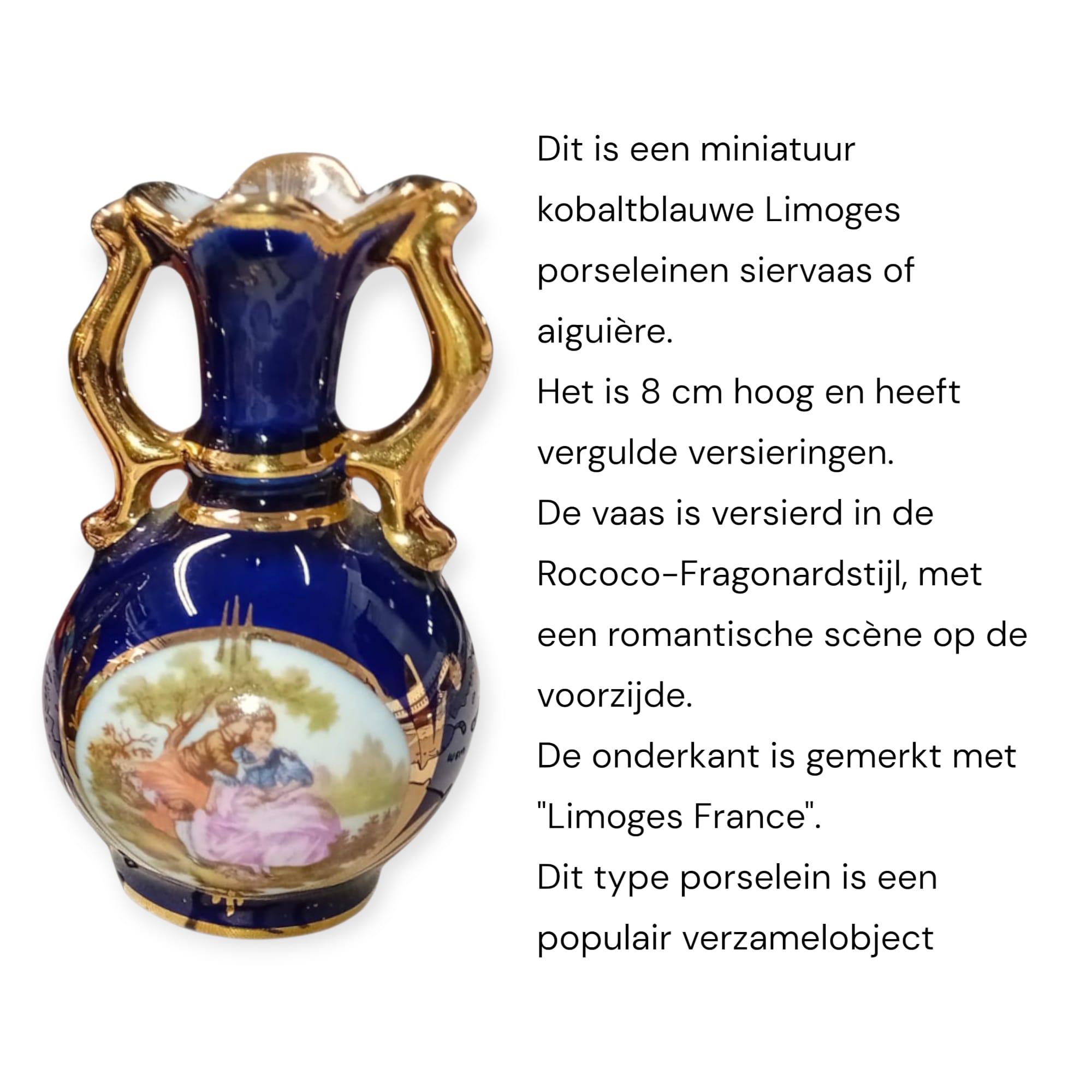 set Limoges kan/vaas 3 stuks Artikel 38533 - Afbeelding 5