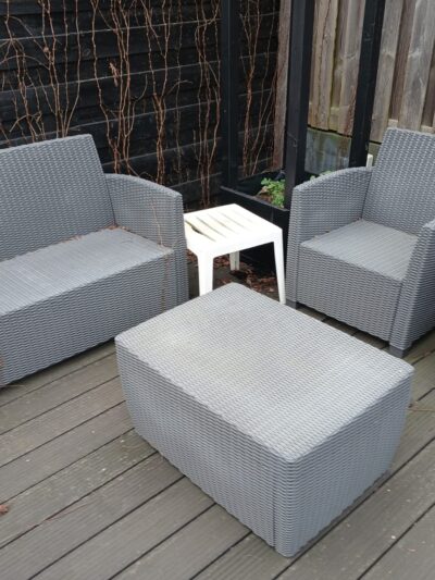 Een prachtige lounge set 4 delig art