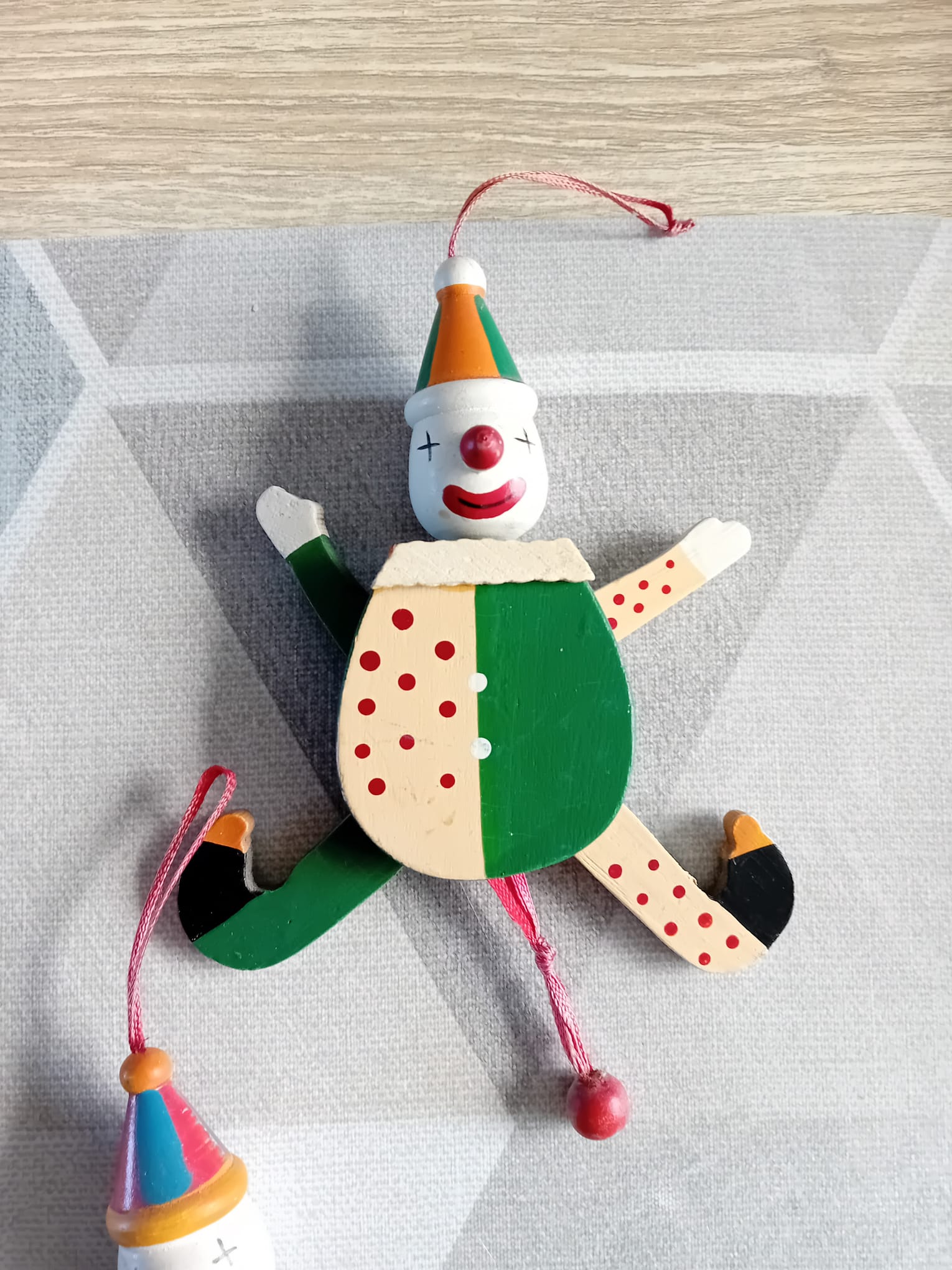 4 houten trekpoppen - Afbeelding 3