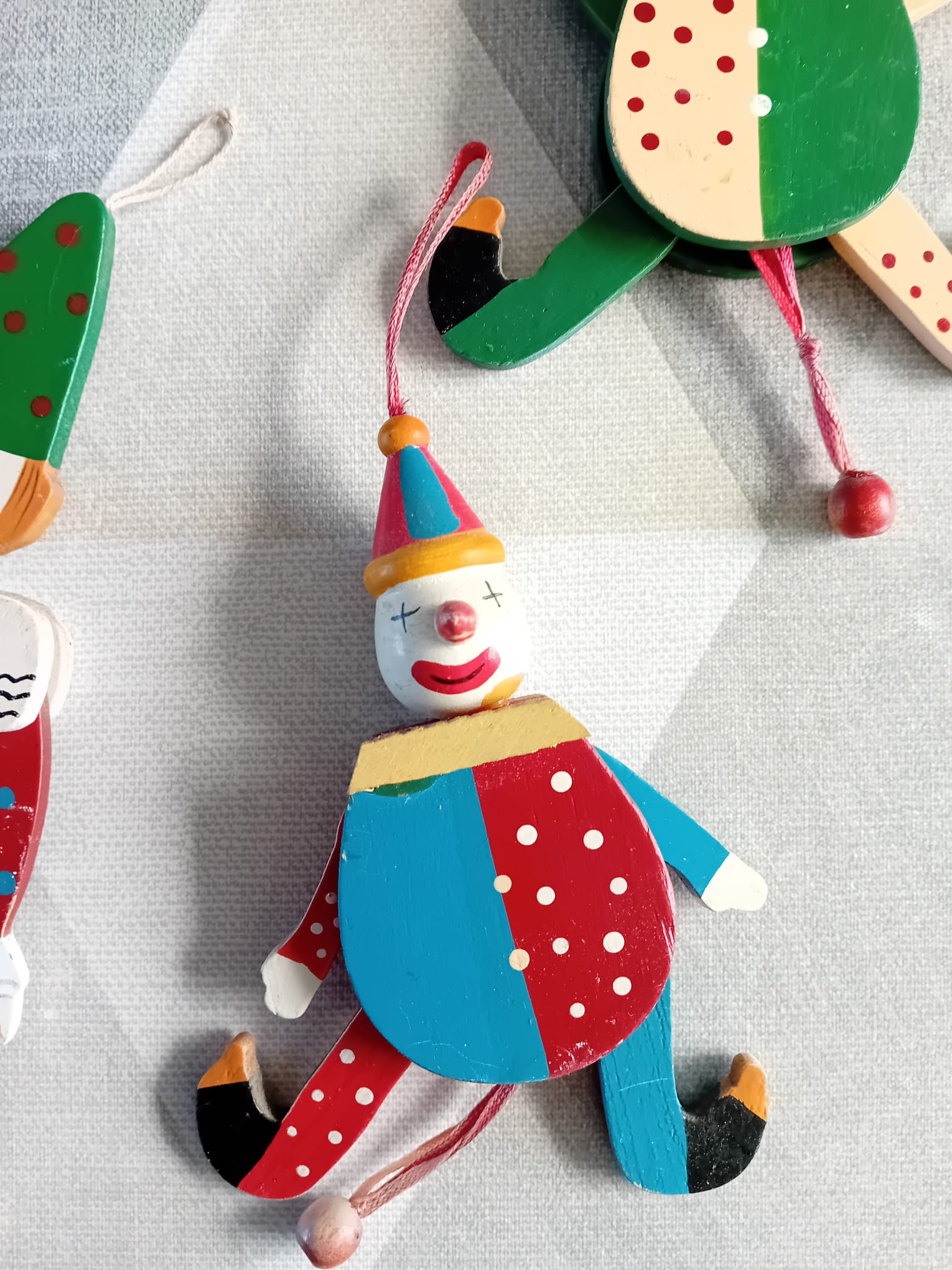 4 houten trekpoppen - Afbeelding 4