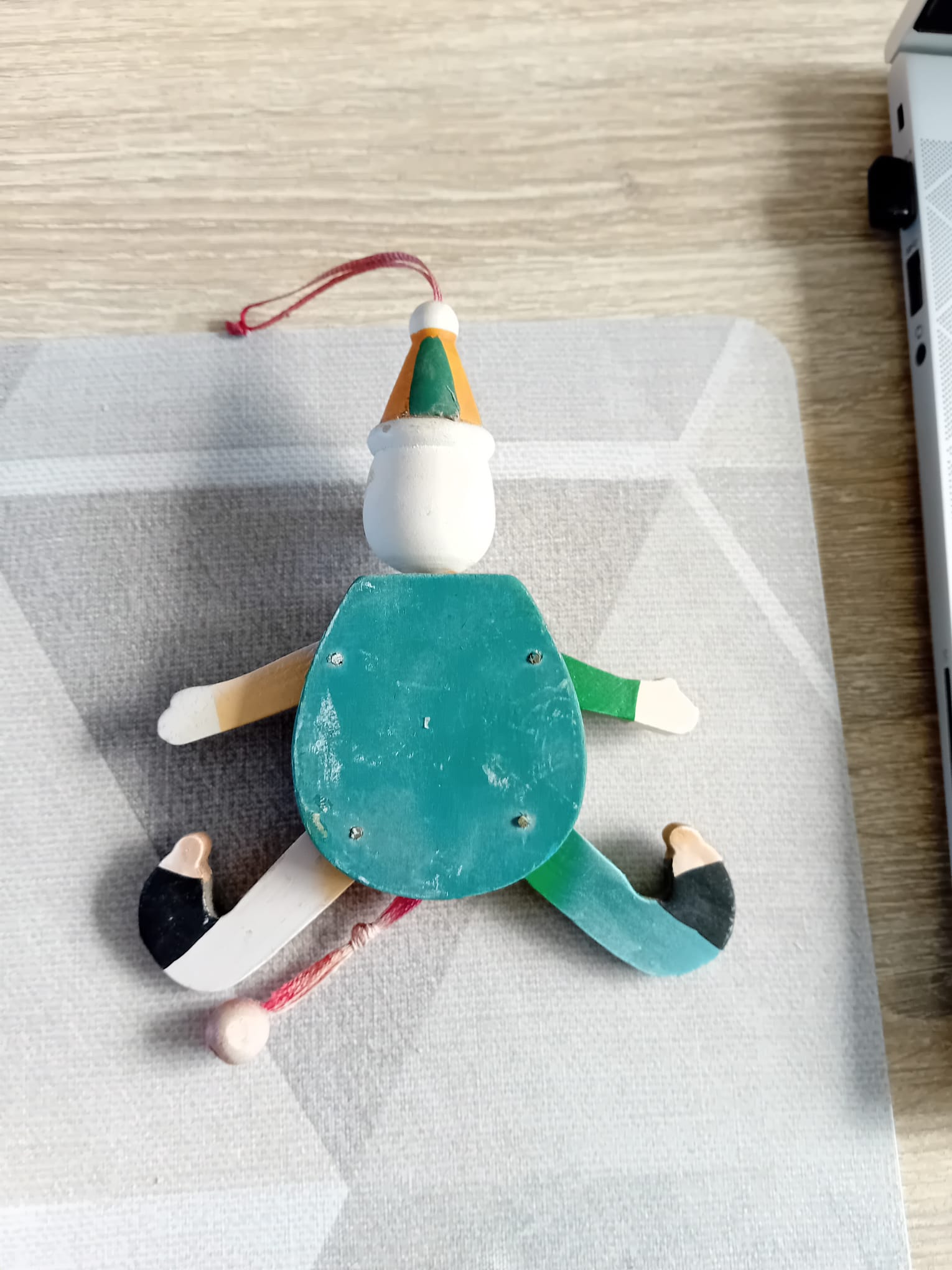 4 houten trekpoppen - Afbeelding 10