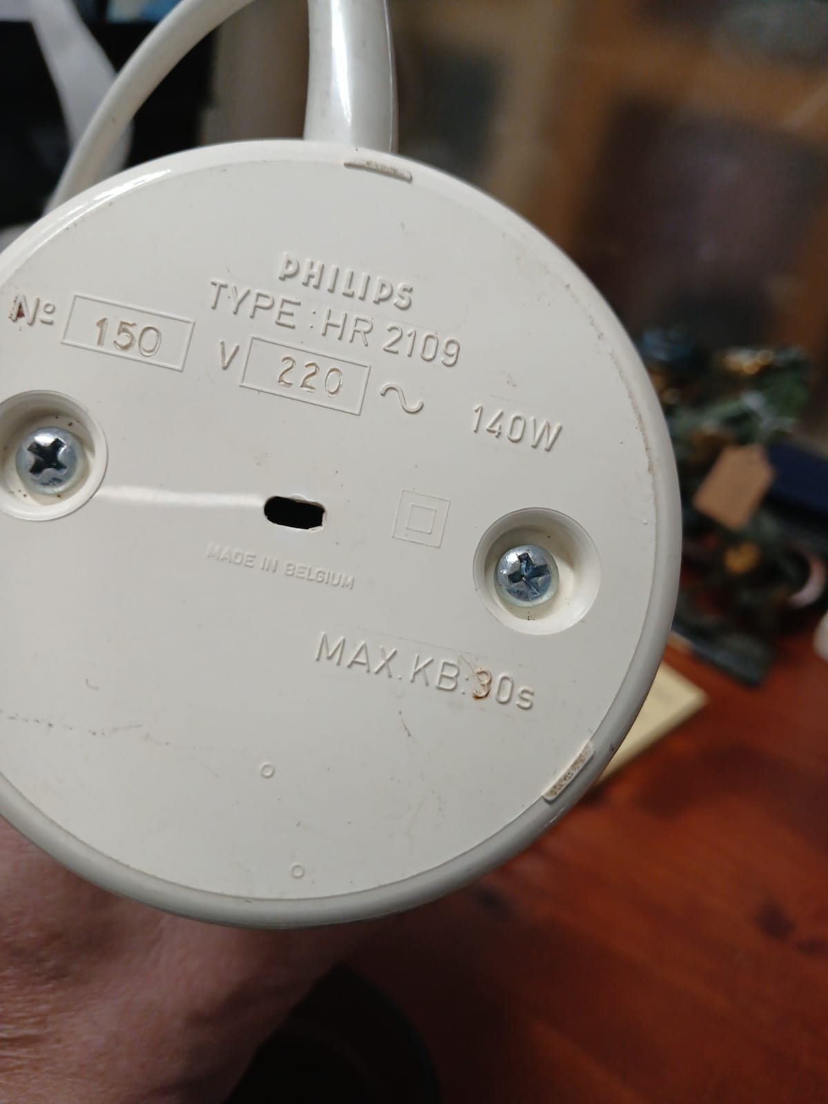 Koffiemolen Philips HR 2109 Art.nr - Afbeelding 4