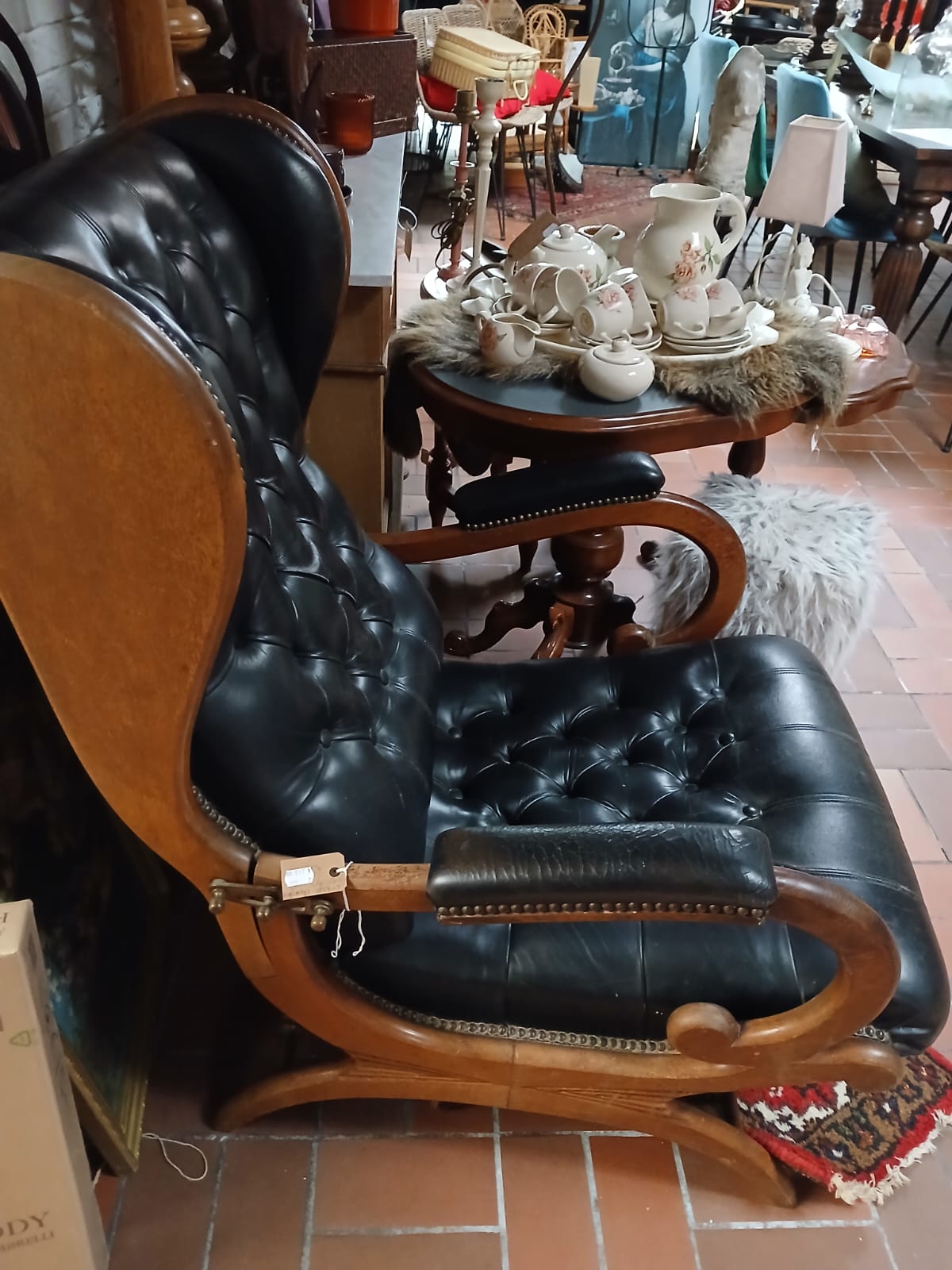 Vintage Chesterfield zetel artnr. 39104 - Afbeelding 3