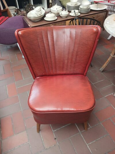 Cocktail stoel bordeaux rood Art: 39227