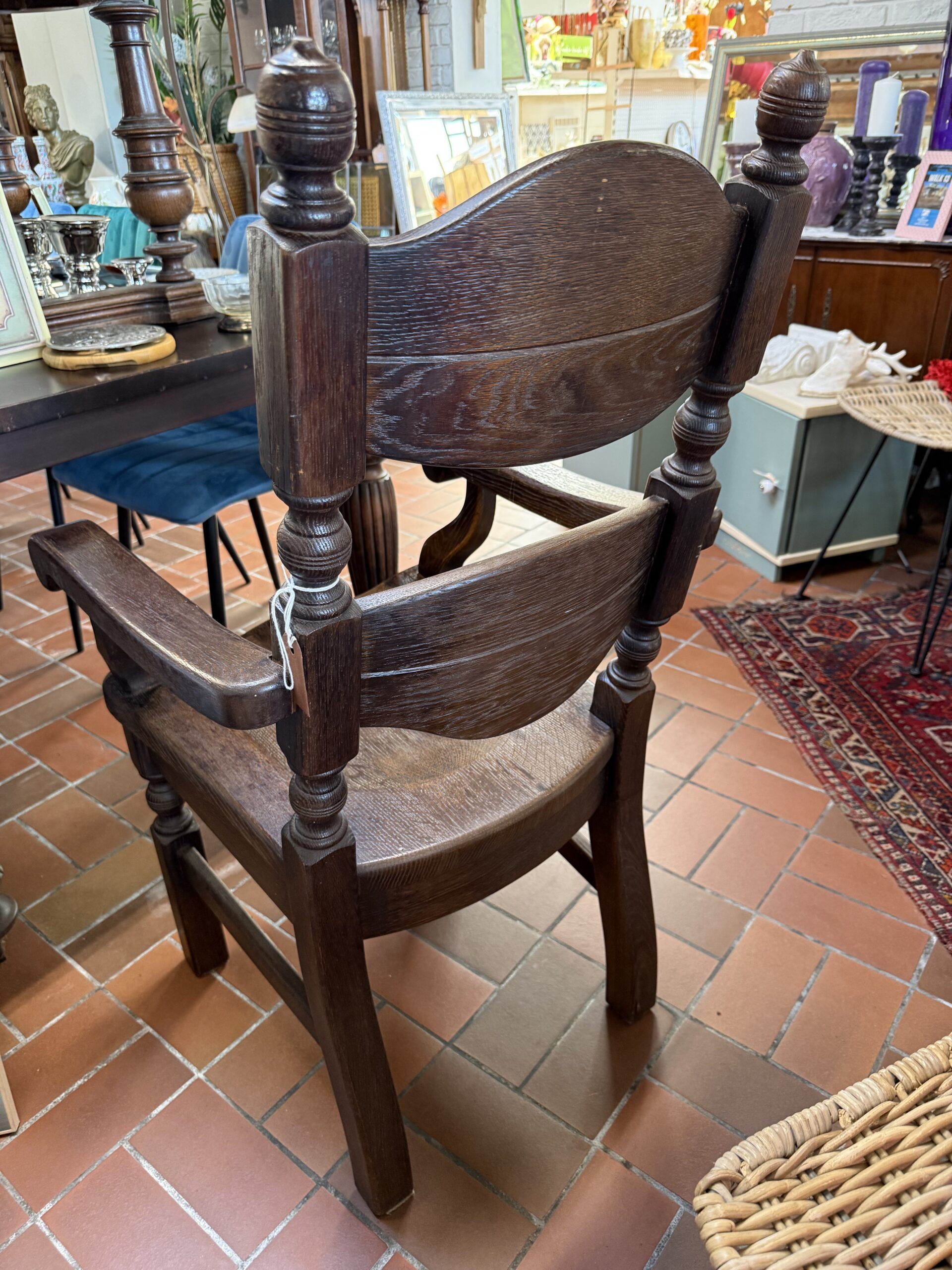 Houten eetkamer stoel artnr.39297 - Afbeelding 3