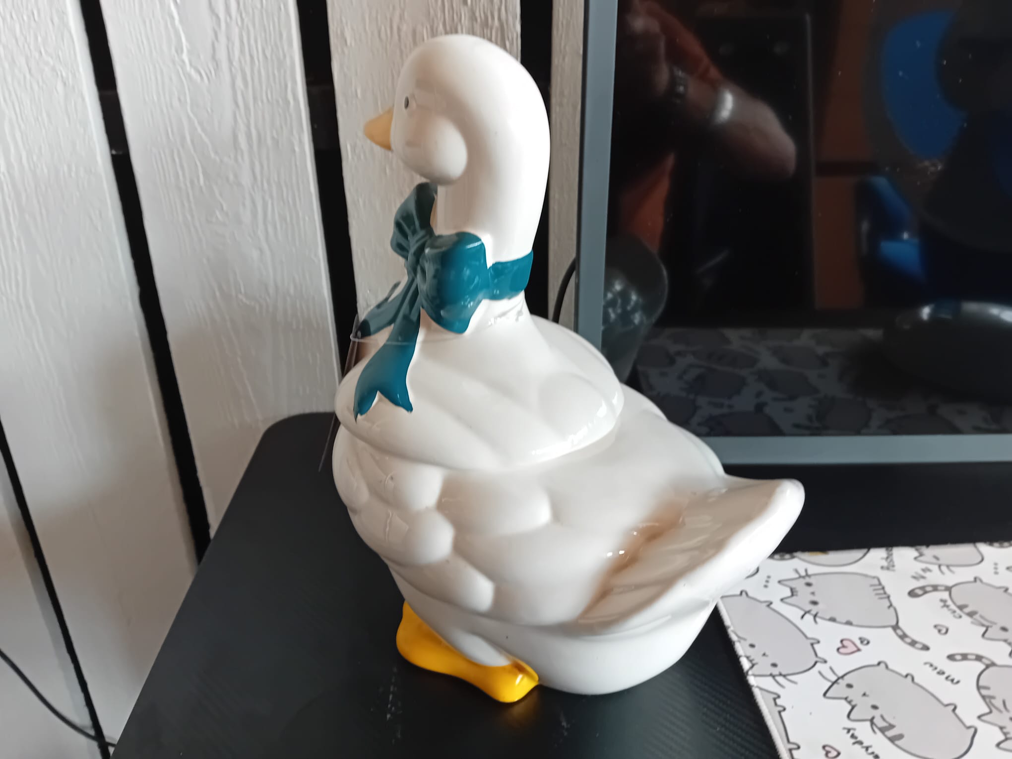 keramische koekjestrommel Holiday Goose (Gans) artnr: 39392 - Afbeelding 6