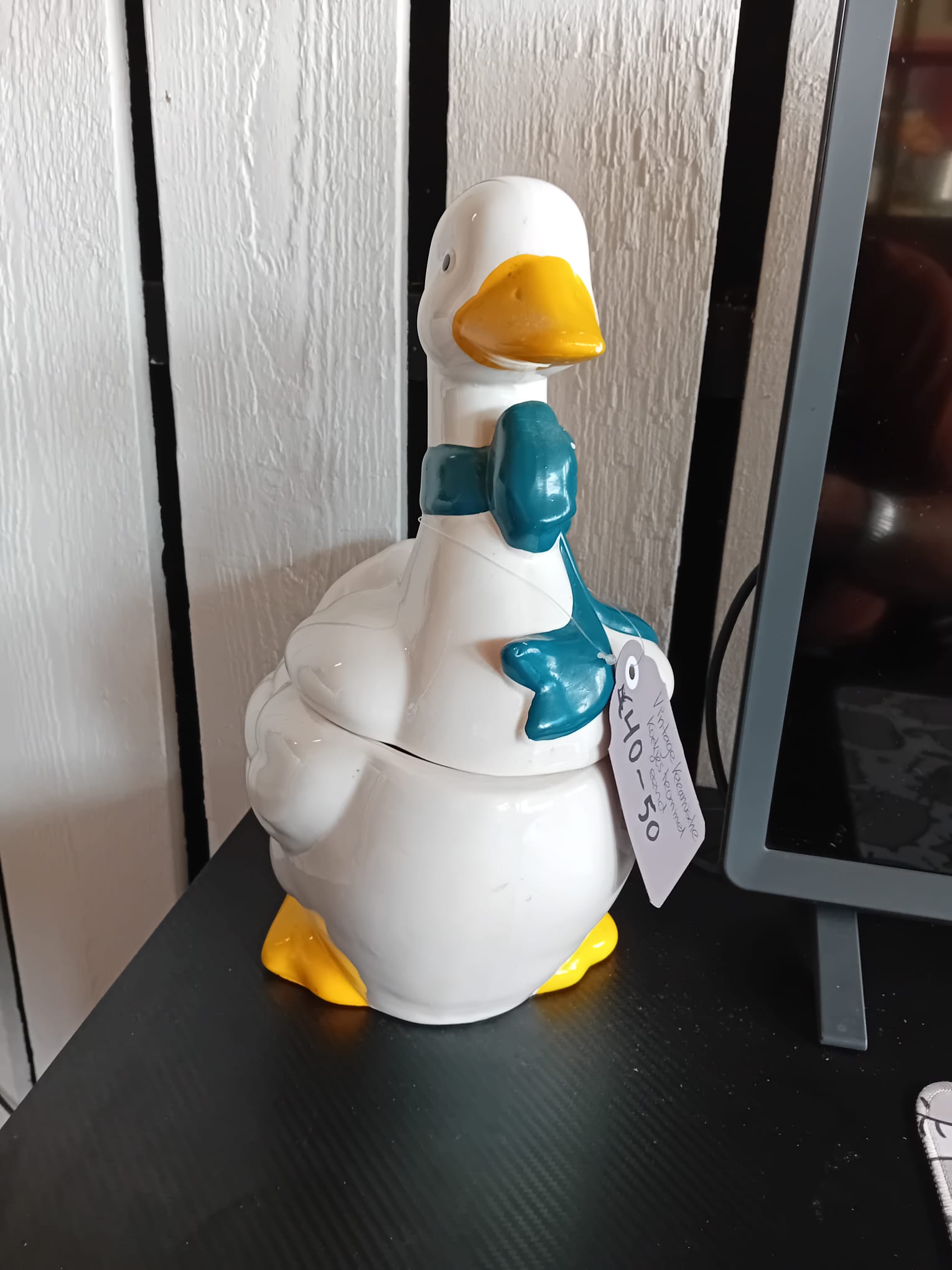 keramische koekjestrommel Holiday Goose (Gans) artnr: 39392 - Afbeelding 3