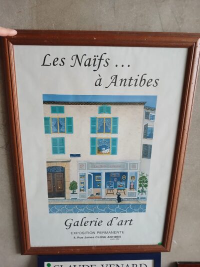 vintage tentoonstellingsposter uit 1978 van de "Galerie Naïfs" art.nr: 39406