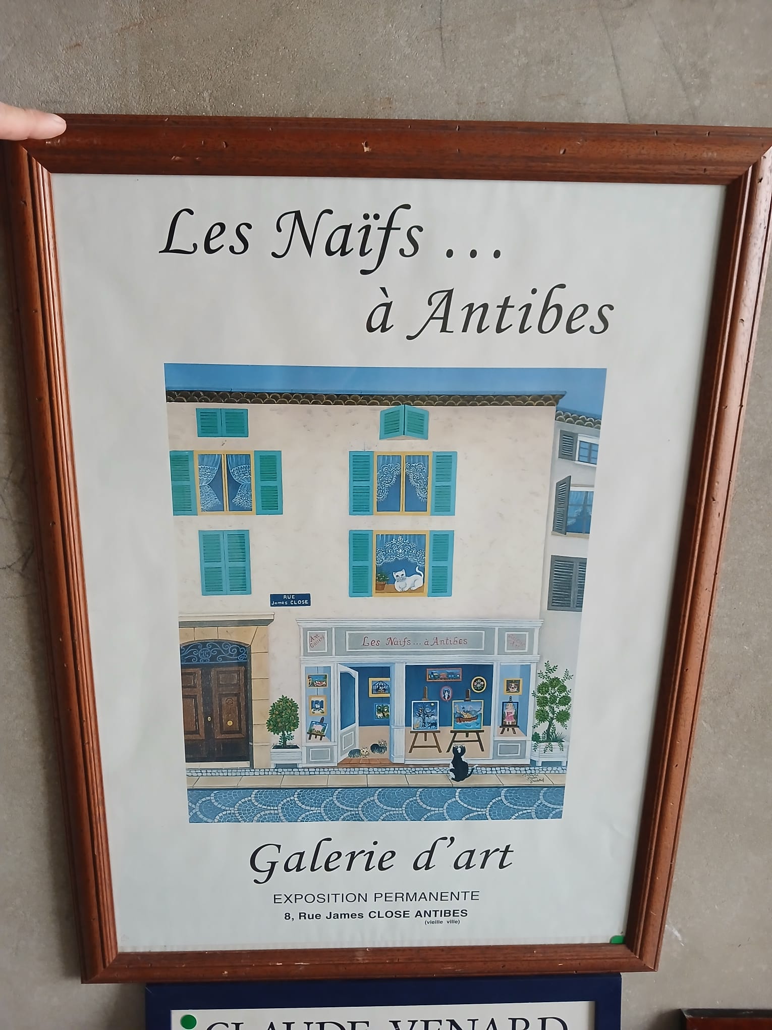 vintage tentoonstellingsposter uit 1978 van de "Galerie Naïfs" art.nr: 39406