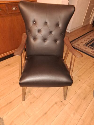 vintage Deense stijl relax fauteuil art,nr: