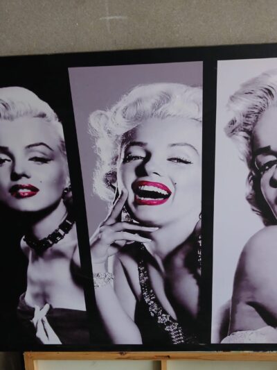 Canvas drieluik Marilyn Monroe Art.nr 39415