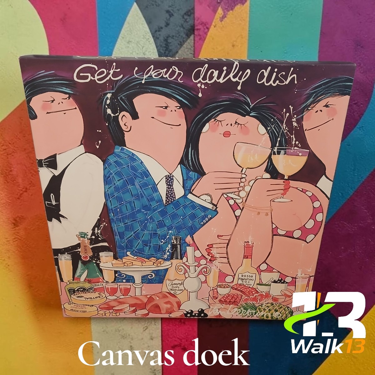 Canvas dikje dames van El van Leersum