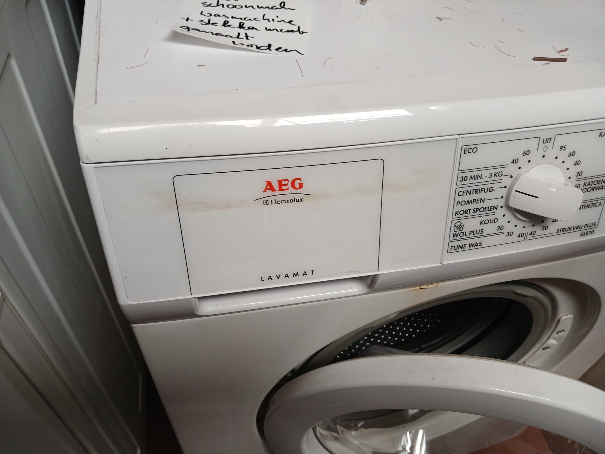 Wasmachine AEG Art.nr 39828