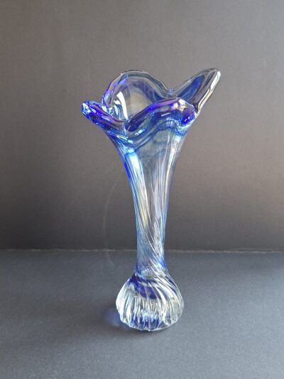 Murano vaas Blauw artnr.40111