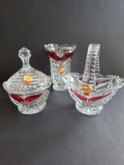 Anna HütteKristal  set van 3 Art.nr 40114