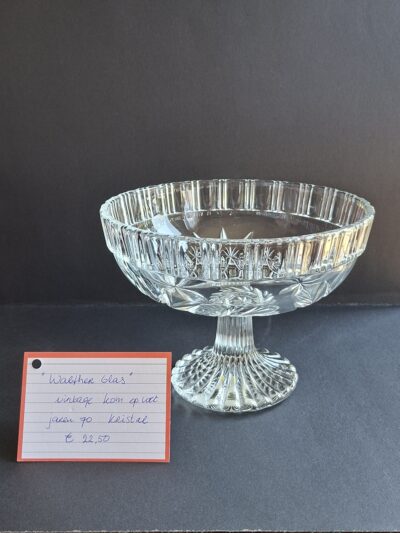 Walter Glas Bavaria‑schaal Meteoor‑design, art. nr 40585