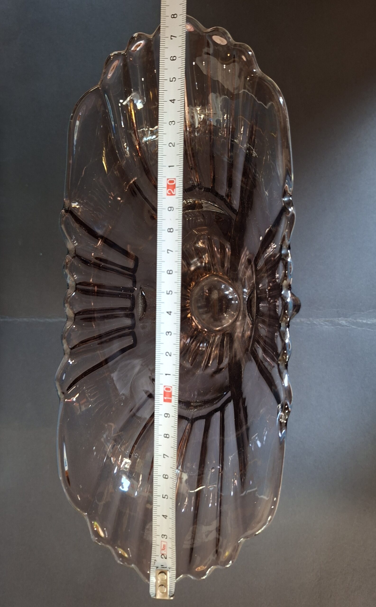 Greta‑vaas Art‑Deco persglasmodel van Auguste Walther & Söhne, art nr 40621 - Afbeelding 4