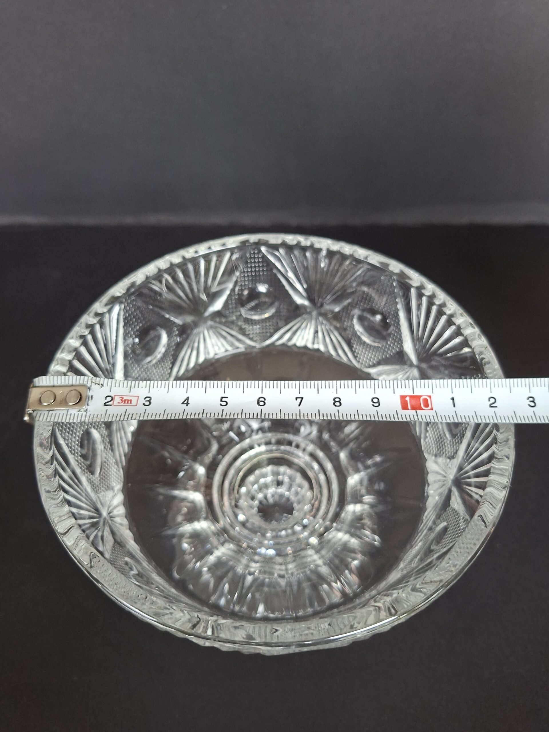 Bonbonnière van kristal, art. nr 40440 - Afbeelding 5