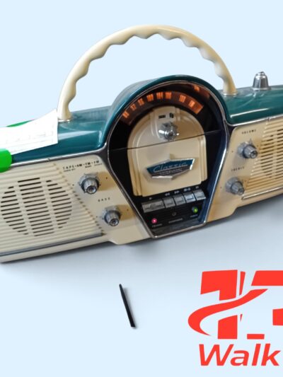 Cicena Classic Overdrive AM/FM-radio met cassetterecorder art.nr 40408
