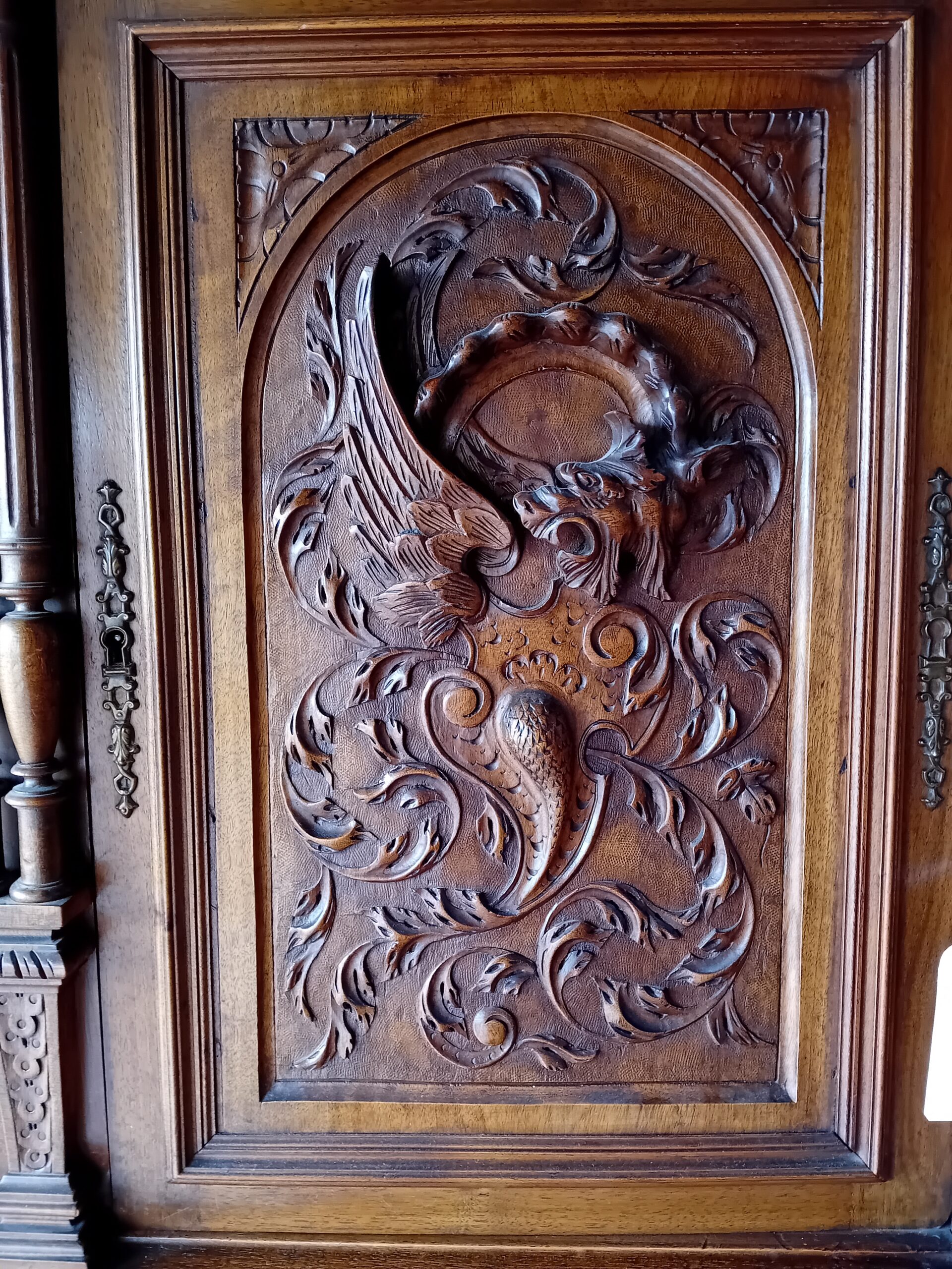 Henry Deux kast jaar1880 art.nr 40712 - Afbeelding 7