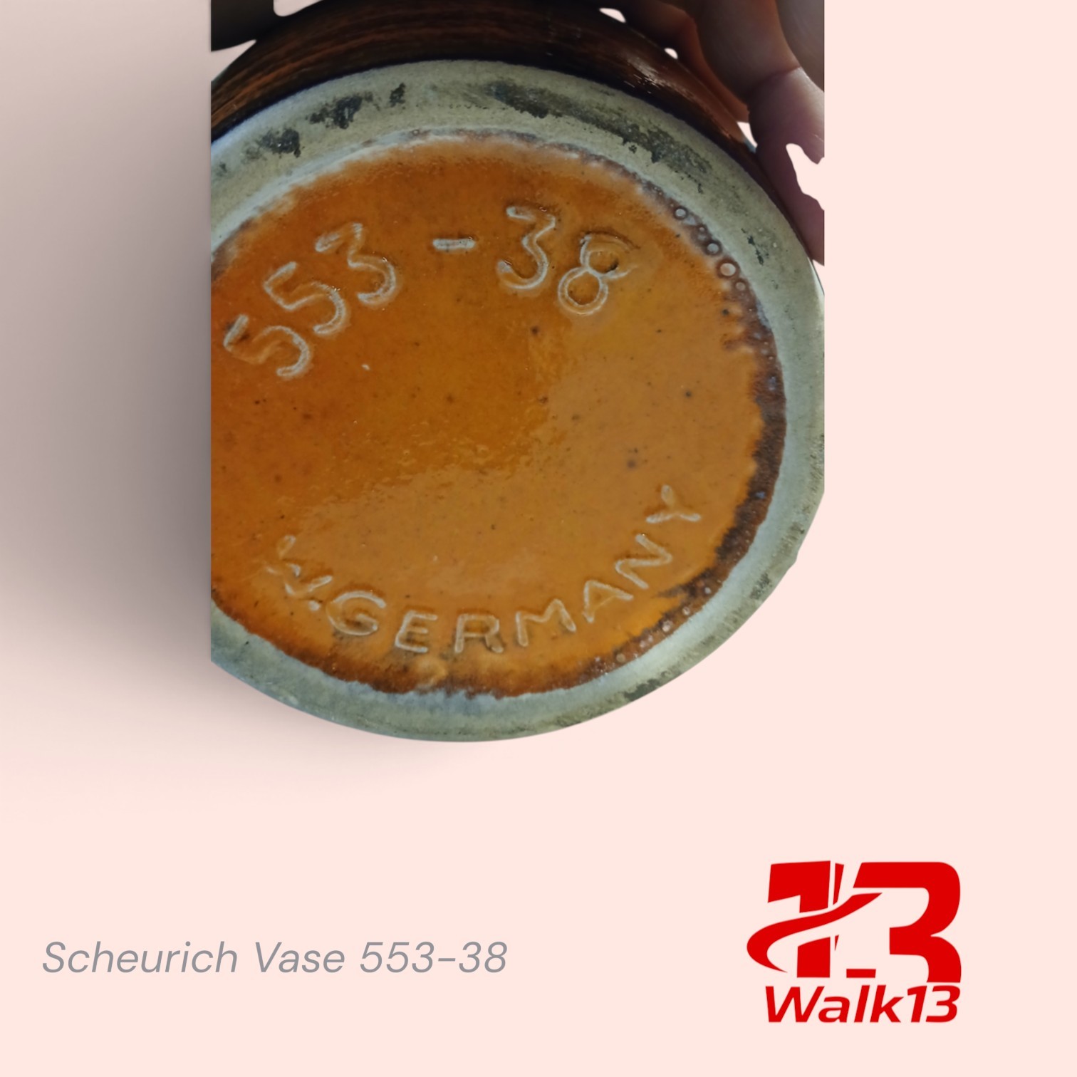 Lava Scheurich Vase 553-38 art.nr 40931 - Afbeelding 3