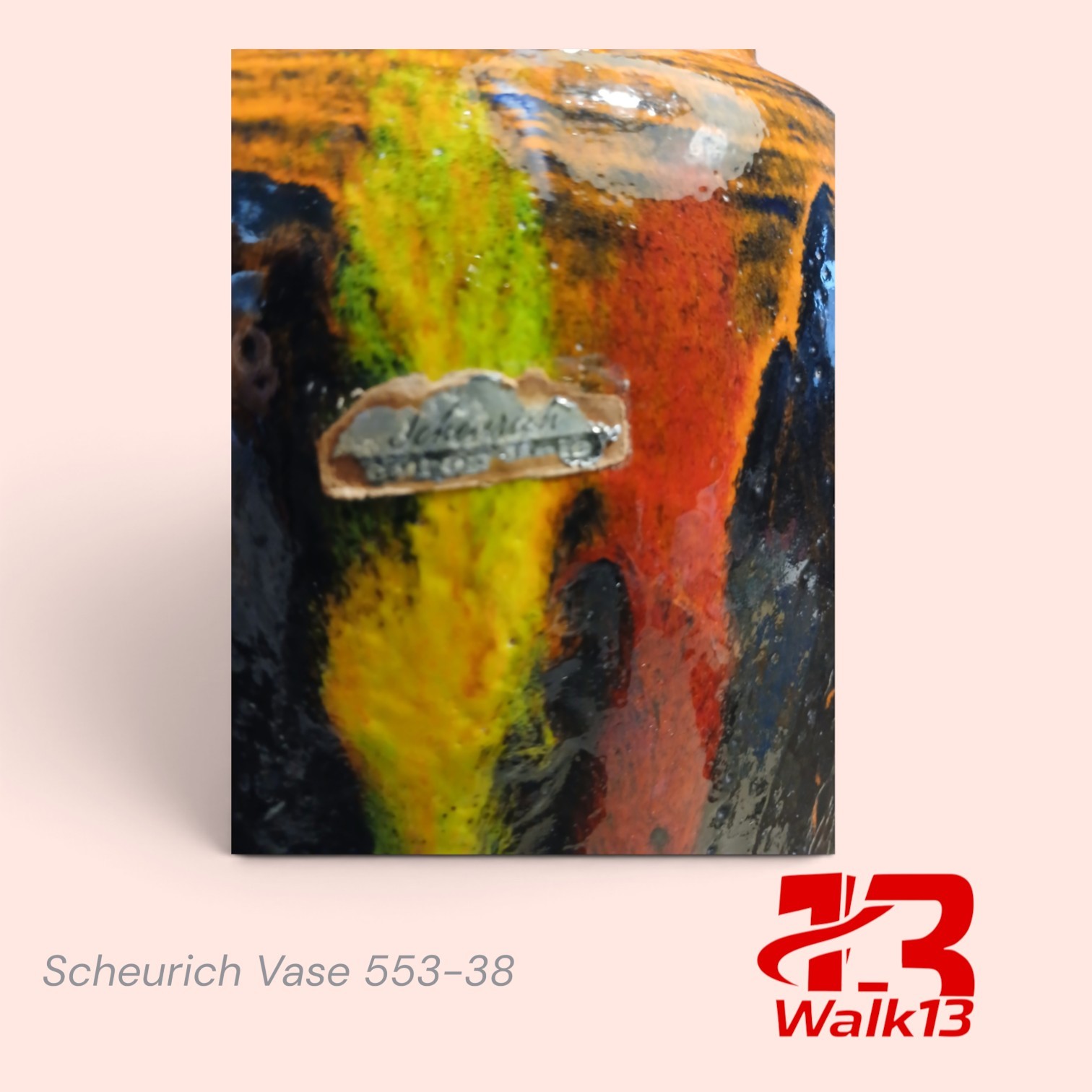 Lava Scheurich Vase 553-38 art.nr 40931 - Afbeelding 2