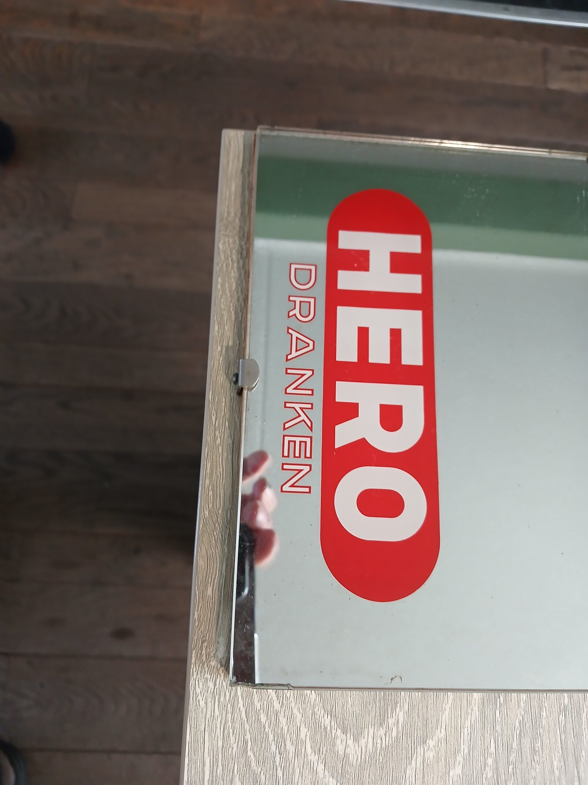 Vintage spiegel HERO Dranken 30 x 20 cm. art.nr. 40559 - Afbeelding 5